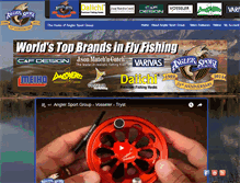 Tablet Screenshot of anglersportgroup.com